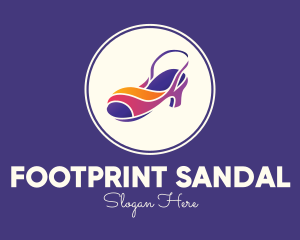 Sandal - Lady Fashion Sandal logo design