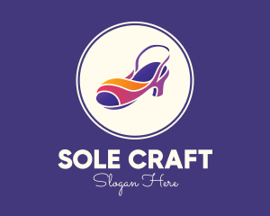 Lady Fashion Sandal logo design