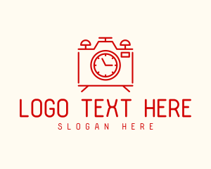 Alarm - Camera Alarm Clock logo design