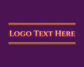 Glow - Elegant Glow Vintage Text logo design