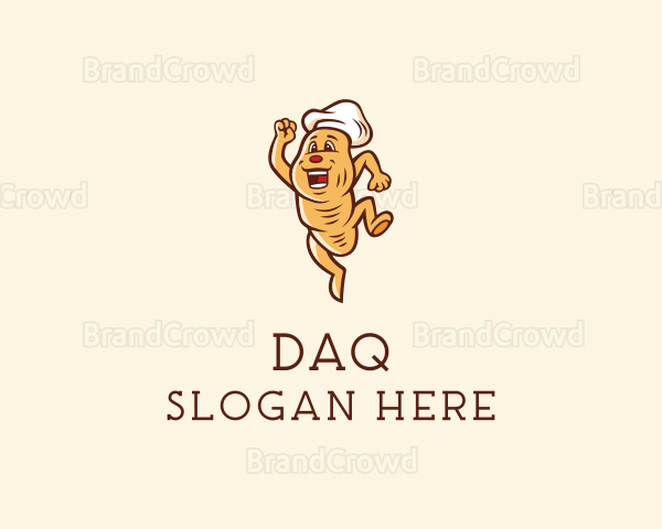 Bread Bakery Cartoon Logo