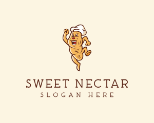 Bread Bakery Cartoon logo design