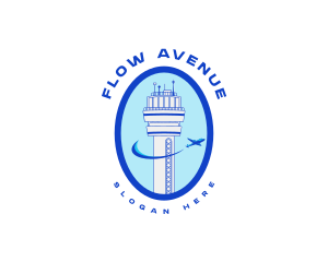 Airport Aviation Tower logo design