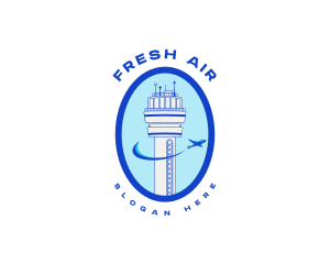 Airport Aviation Tower logo design