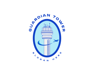 Airport Aviation Tower logo design