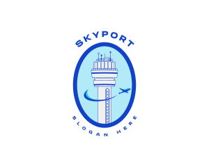 Airport - Airport Aviation Tower logo design