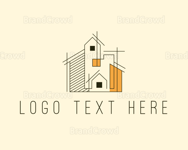 Modern House Architecture Logo