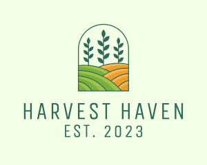 Farming Agriculture Crop logo design