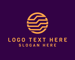 Financial - Abstract Geometric Symbol logo design