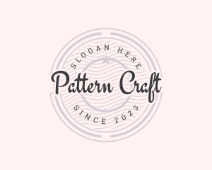 Creative Pattern Waves logo design