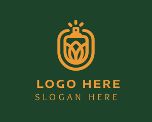 Lotus - Golden Lotus Fragrance logo design