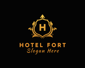 Luxurious Leaf Hotel  logo design