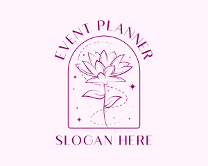 Skincare - Fashion Glitter Flower logo design