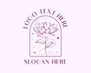 Styling - Fashion Glitter Flower logo design