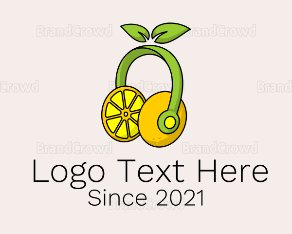 Orange Fruit Headset Logo