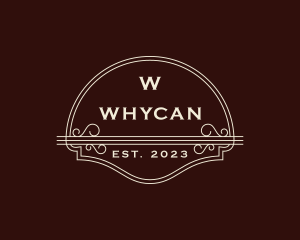 Retro Elegant Western Saloon Logo