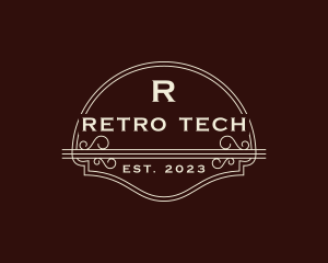 Retro Elegant Western Saloon logo design