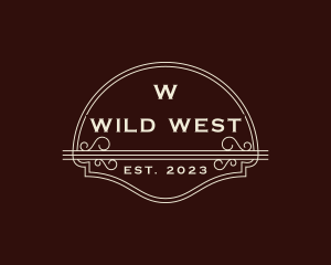 Retro Elegant Western Saloon logo design