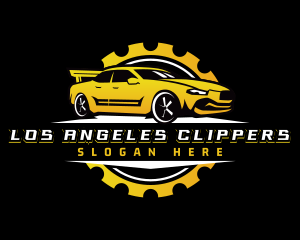 Gear Car Repair Logo