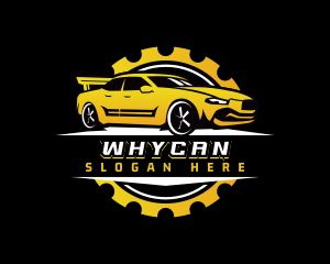 Sedan - Gear Car Repair logo design