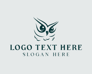 Cute - Safari Owl Eyes logo design