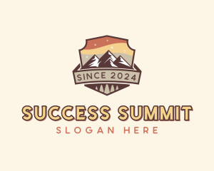 Summit Mountain Hike logo design