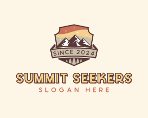 Summit Mountain Hike logo design