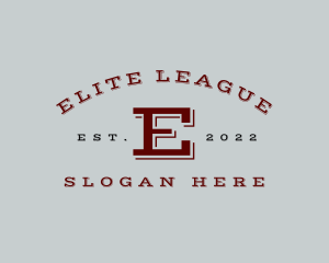 League - Sporty League Team logo design