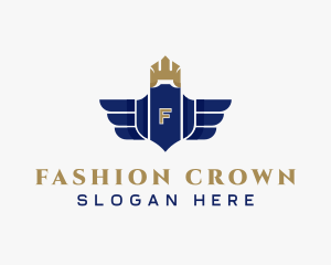 Elegant Royalty Wings logo design