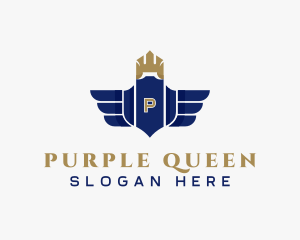 Elegant Royalty Wings logo design