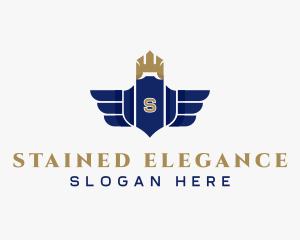 Elegant Royalty Wings logo design