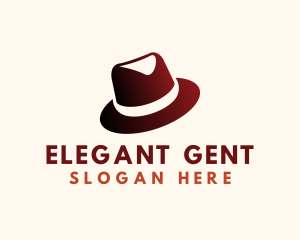 Fedora Hat Fashion logo design