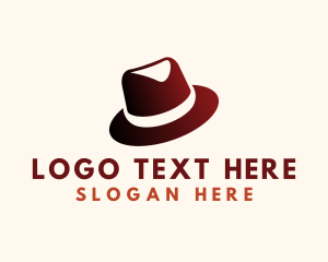 Fedora Hat Fashion Logo