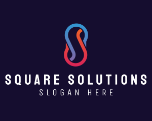 Business Loop Letter S logo design