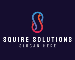 Business Loop Letter S logo design