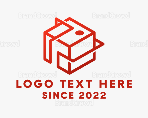 Red Logistics Box Logo