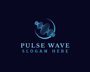 Frequency - Wave Frequency Beat logo design