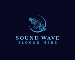 Volume - Wave Frequency Beat logo design