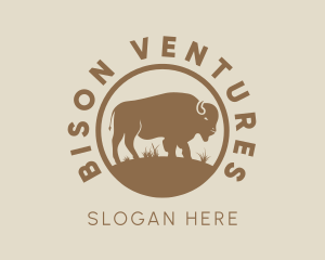 Bison Ranch Livestock  logo design