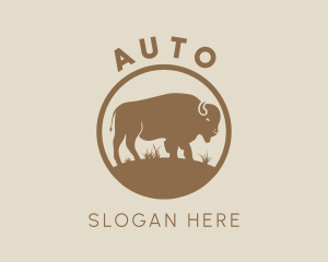 Bufallo - Bison Ranch Livestock logo design