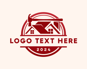 Engineer - Carpenter Hammer Roofing logo design