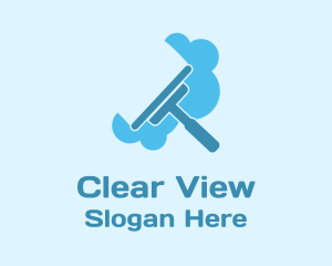 Professional Window Wiper  logo design