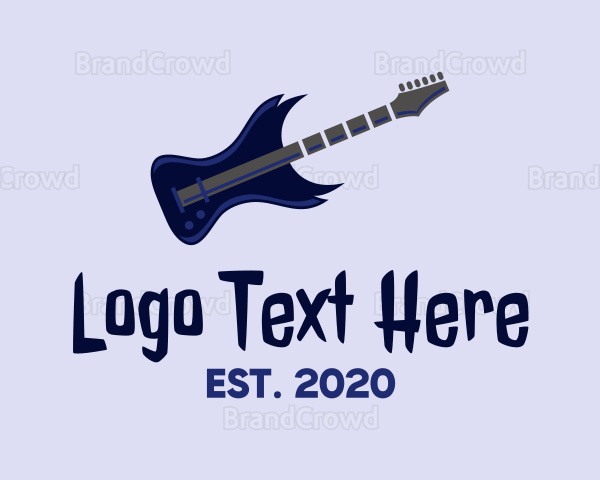 Electric Guitar Solo Logo