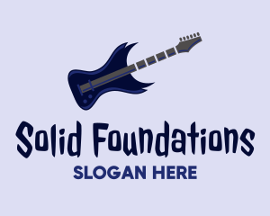 Electric Guitar Solo Logo