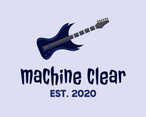 Rock Band - Electric Guitar Solo logo design