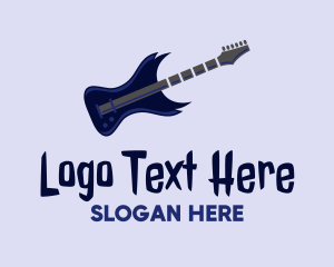 Electric Guitar Solo Logo