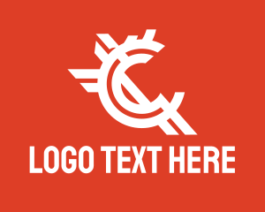 Economy - White Currency Letter C logo design