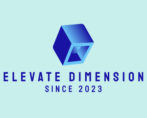 Technology 3D Cube  logo design