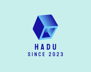 Application - Technology 3D Cube logo design