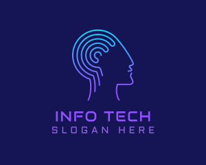 Information - Artificial Intelligence Technology logo design